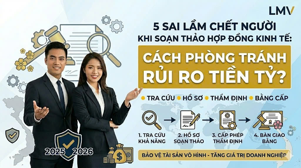 sai lầm chết người khi soạn thảo Hợp đồng kinh tế và cách phòng tránh rủi ro tiền tỷ