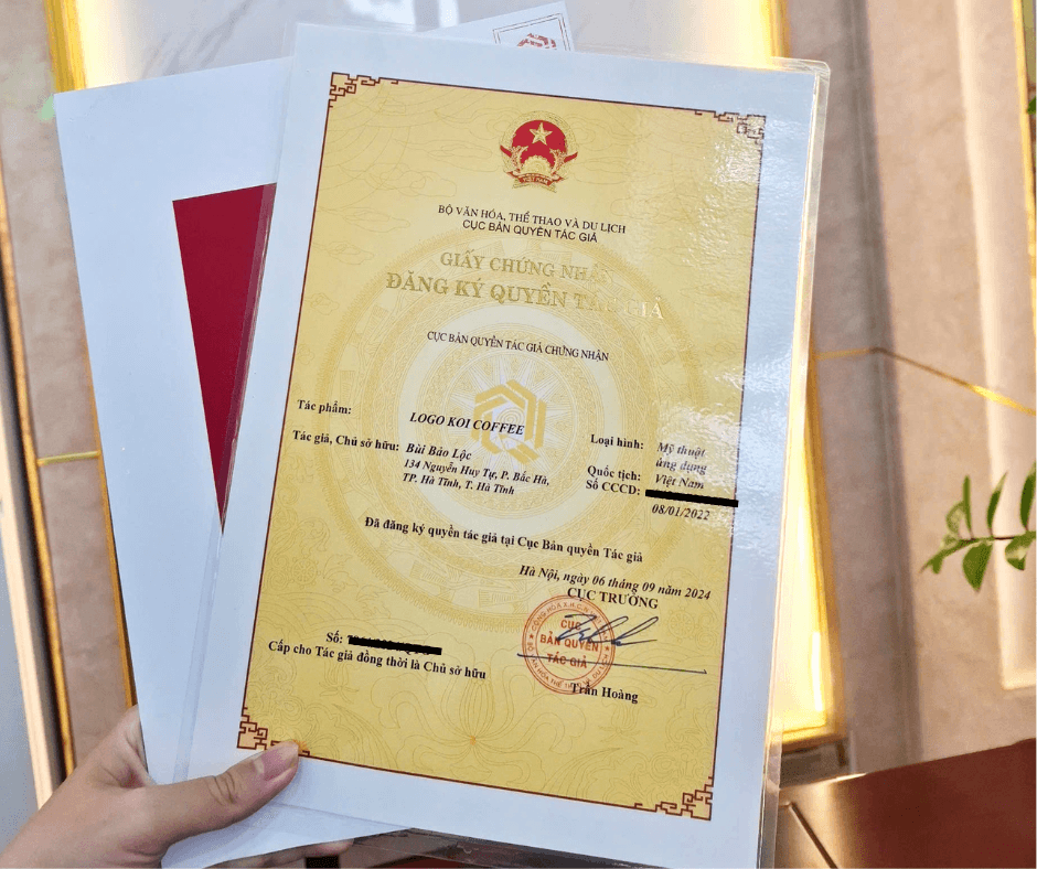 Giấy chứng nhận đki quyền tác giả