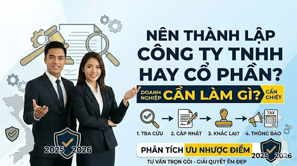 Nên thành lập Công ty TNHH hay Cổ phần