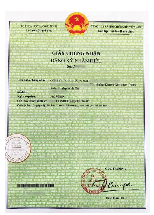giấy đăng ký nhãn hiệu luật mai vàng