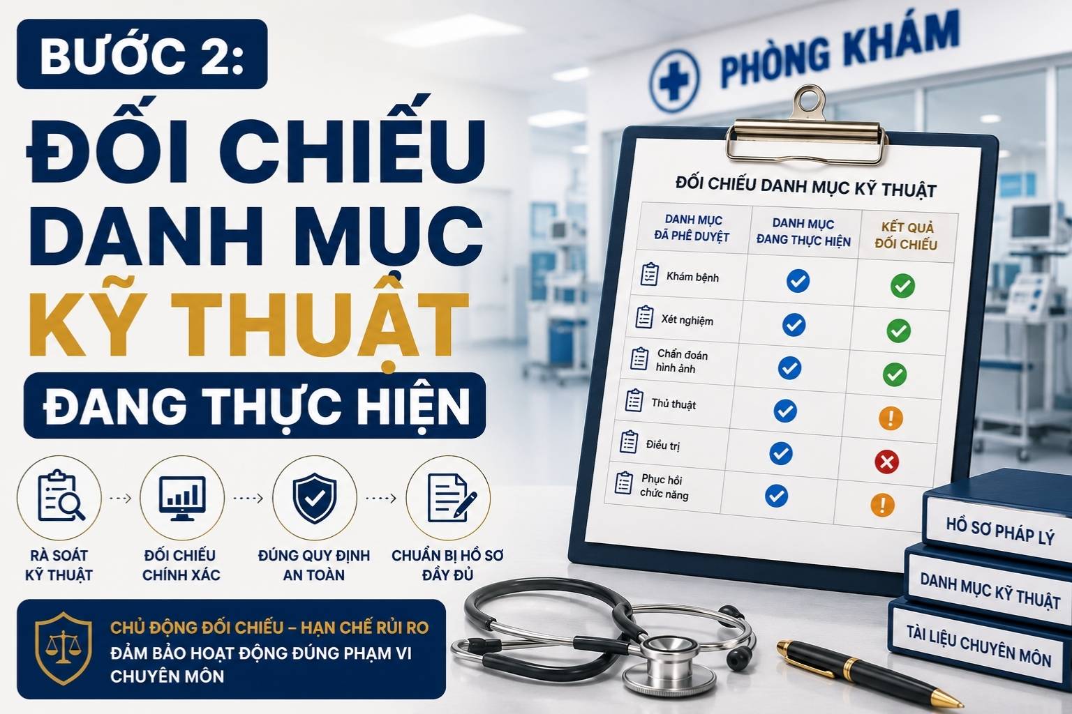 Đối chiếu danh mục kỹ thuật đang thực hiện