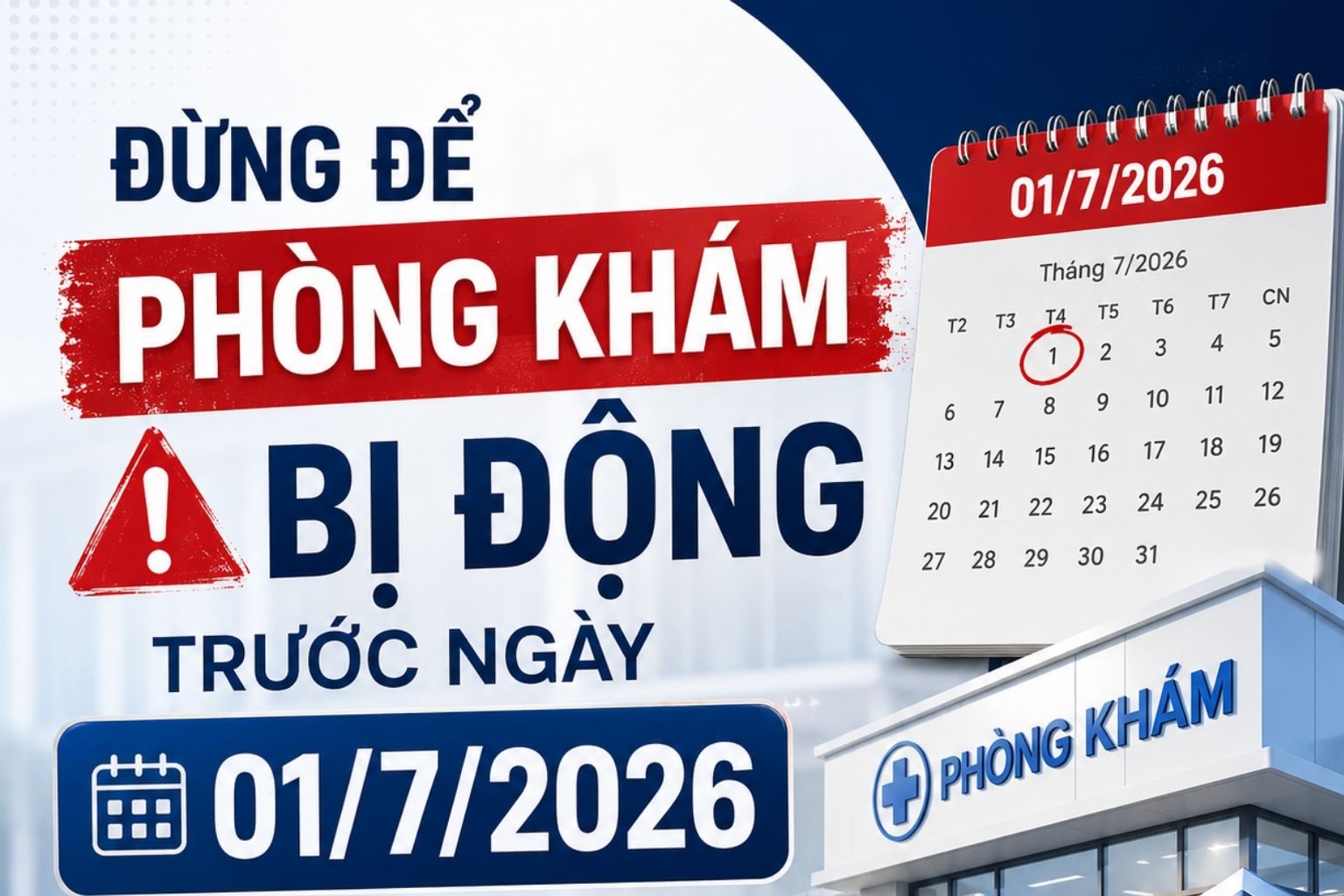 Đừng để phòng khám bị động trước ngày ::
