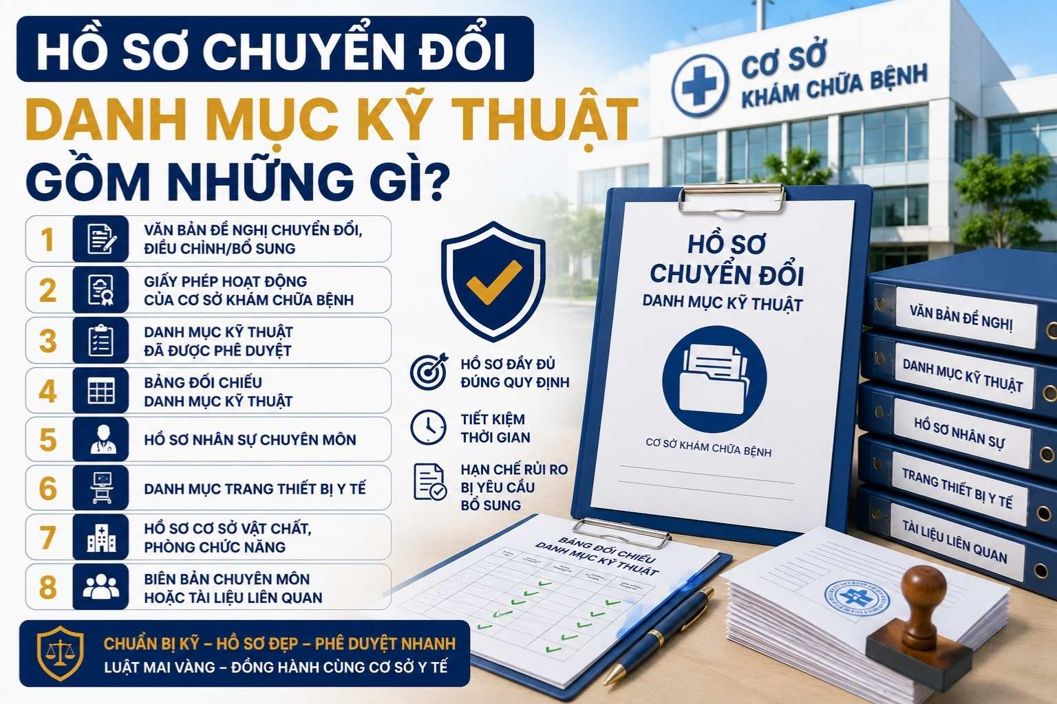 Hồ sơ chuyển đổi danh mục kỹ thuật gồm những gì