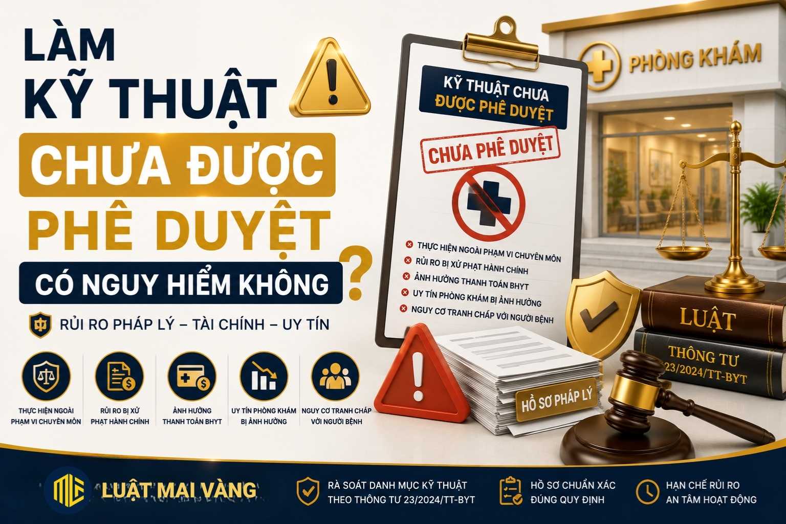 Làm kỹ thuật chưa được phê duyệt có nguy hiểm không?