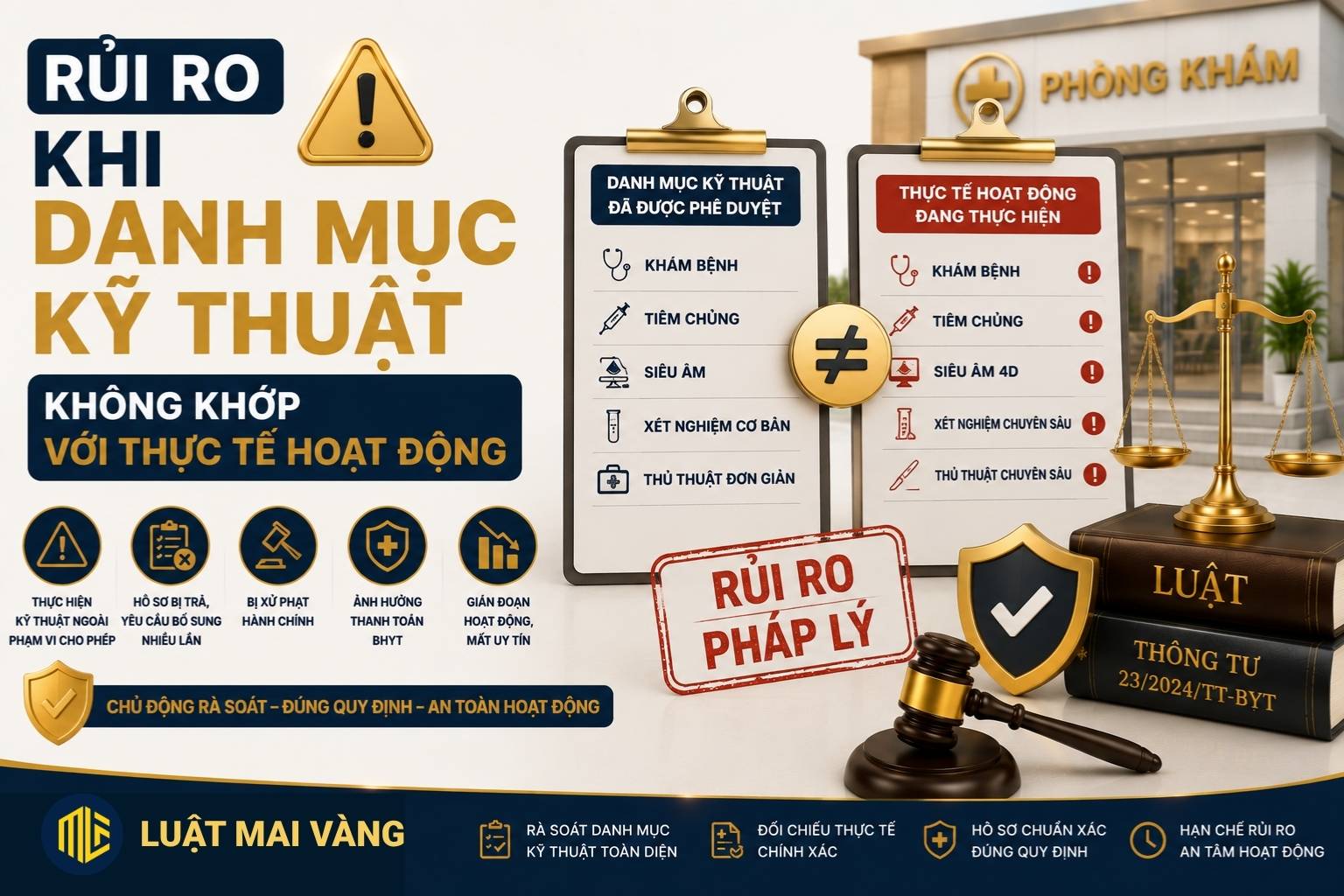 Rủi ro khi danh mục kỹ thuật không khớp với thực tế hoạt động