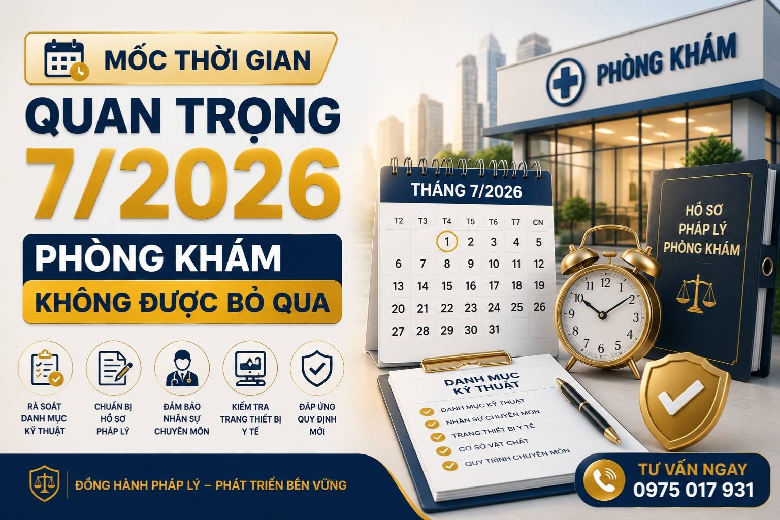 mốc thời gian quan trọng phòng khám không thể bỏ qua