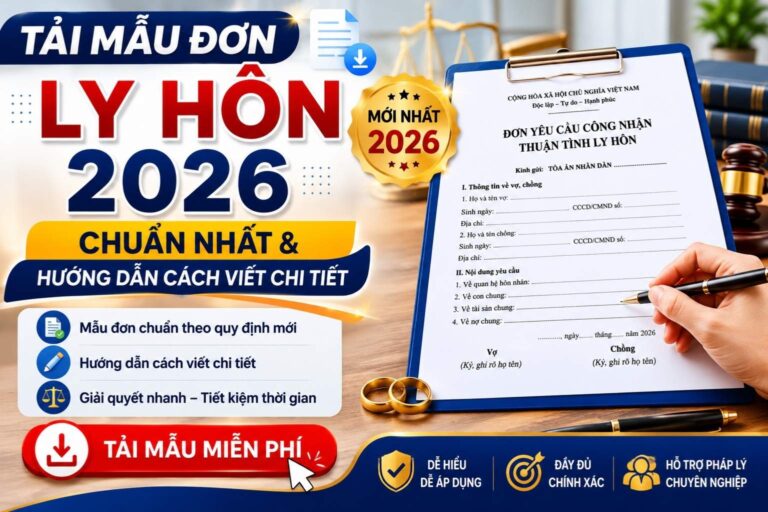 tải mẫu đơn ly hôn