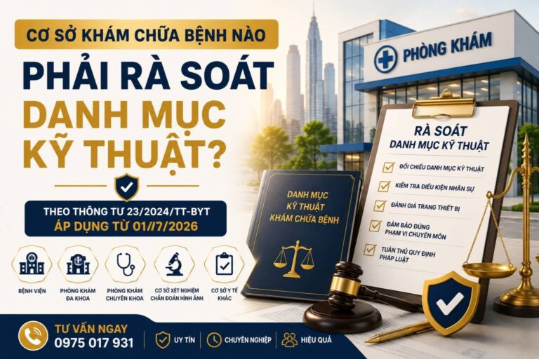 Cơ sở khám chữa bệnh nào phải rà soát danh mục kỹ thuật?