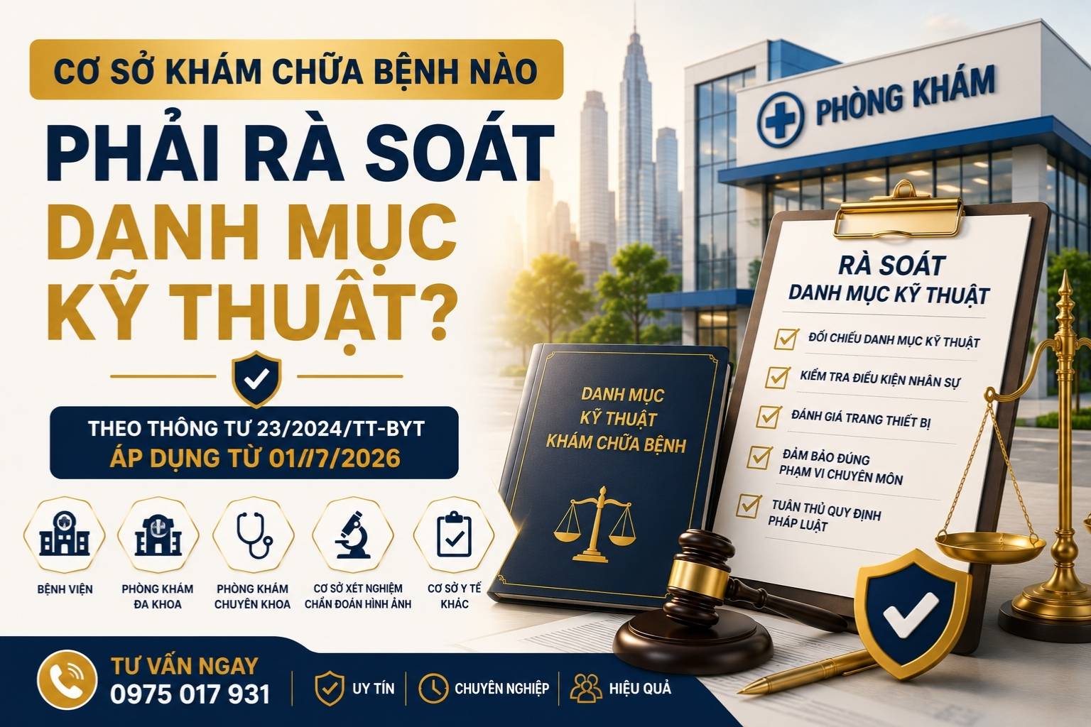 Cơ sở khám chữa bệnh nào phải rà soát danh mục kỹ thuật?
