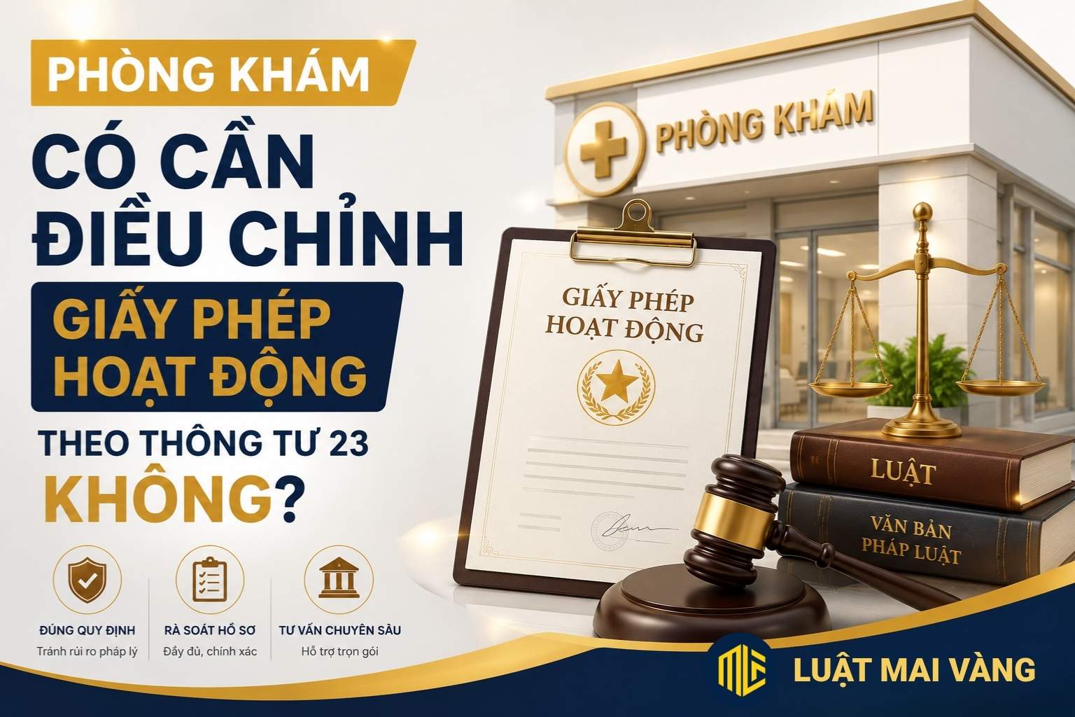 Phòng khám có cần điều chỉnh giấy phép hoạt động theo thông tư không?