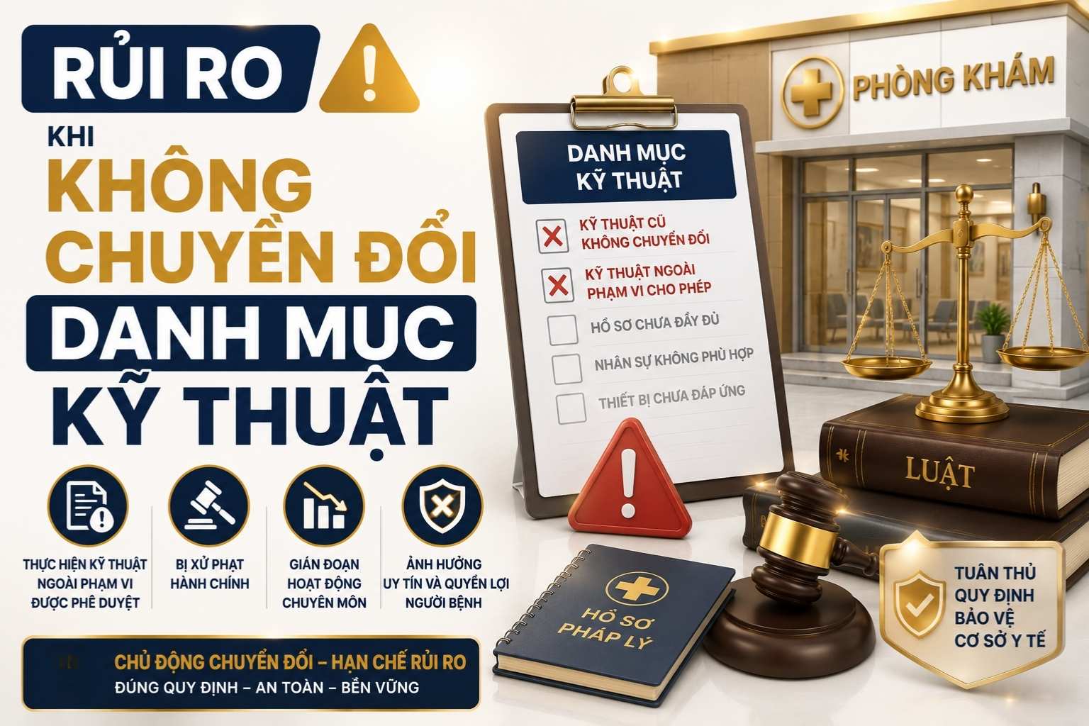 Rủi ro khi không chuyển đổi danh mục kỹ thuật