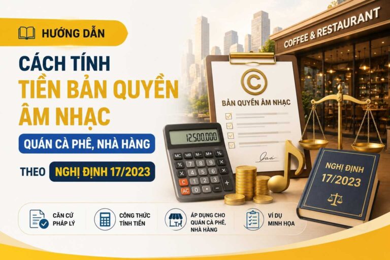 cách tính bản quyền âm nhạc