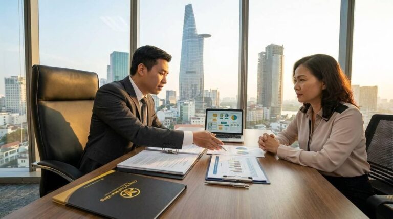 Luật sư tư vấn chia tài sản ly hôn tại văn phòng Công ty Luật Mai Vàng