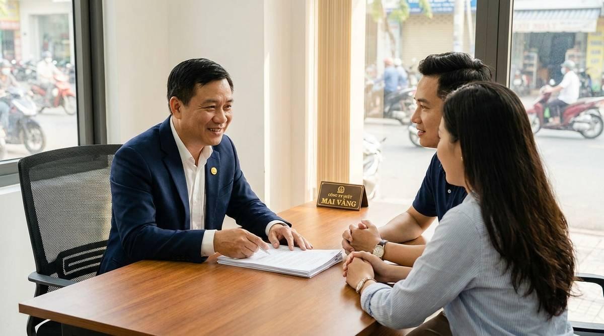 Chuyên viên Công ty Luật Mai Vàng tư vấn thủ tục ly hôn thuận tình nhanh chóng