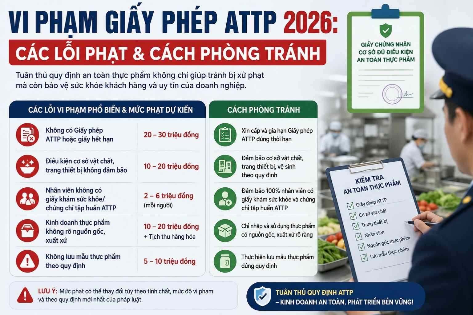 vi phạm giấy phép attp