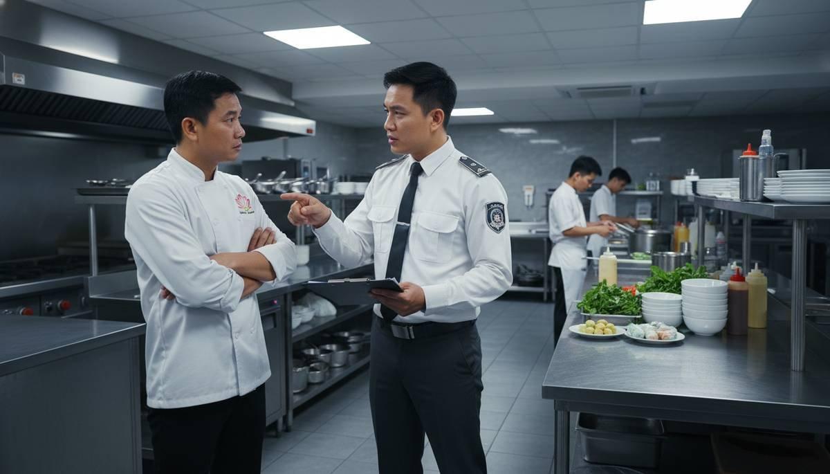 Chuyên gia pháp lý tư vấn về các mức xử phạt an toàn thực phẩm cho chủ nhà hàng tại Việt Nam.