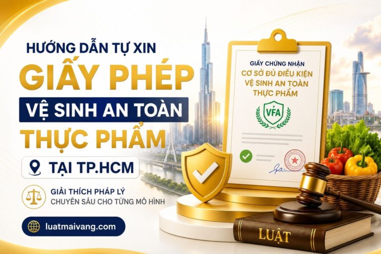 hướng dẫn tự xin giấy phép an toàn thực phẩm