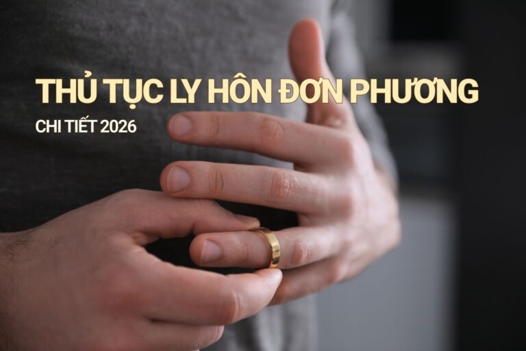 thủ tục ly hôn đơn phương