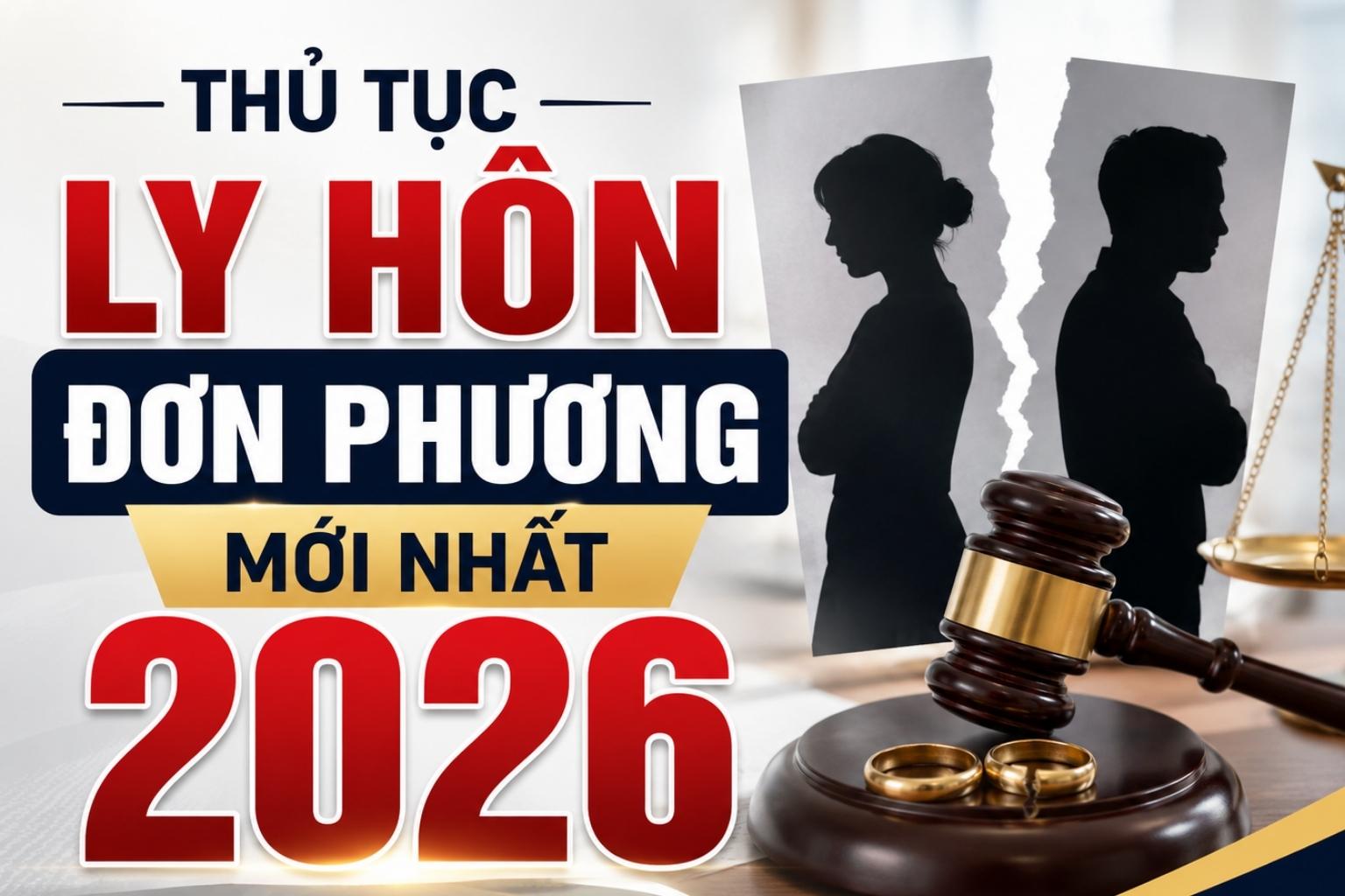thủ tục ly hôn đơn phương mới nhất