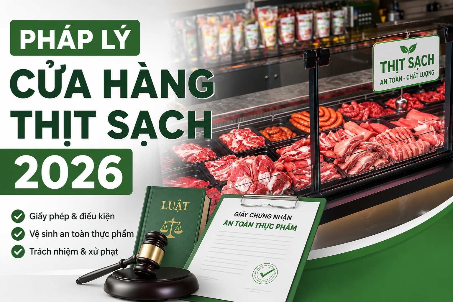 Pháp Lý Cửa Hàng Thịt Sạch
