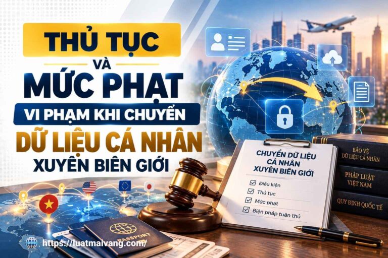 Mức Phạt Vi Phạm Khi Chuyển Dữ Liệu Cá Nhân