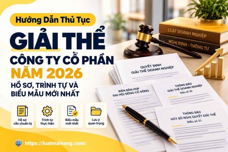 thủ tục giải thể công ty cổ phần